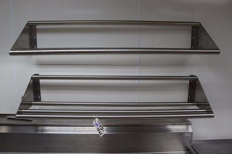 Times 2 - 18" x 62" wall mount dish box racks