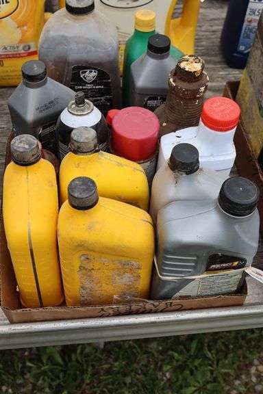 Box flat to go - Assorted 1 quart oils