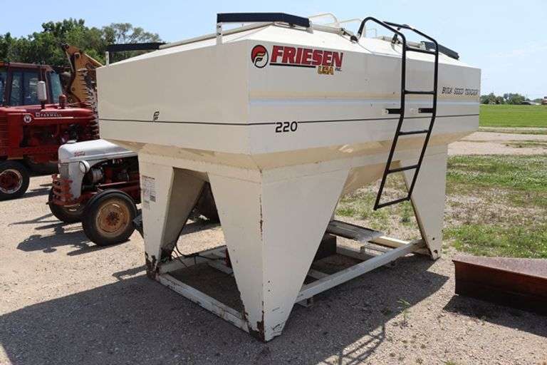 Friesen 220 seed tender w. Honda 5 hp gas motor, 6" unload auger - forklift available to load