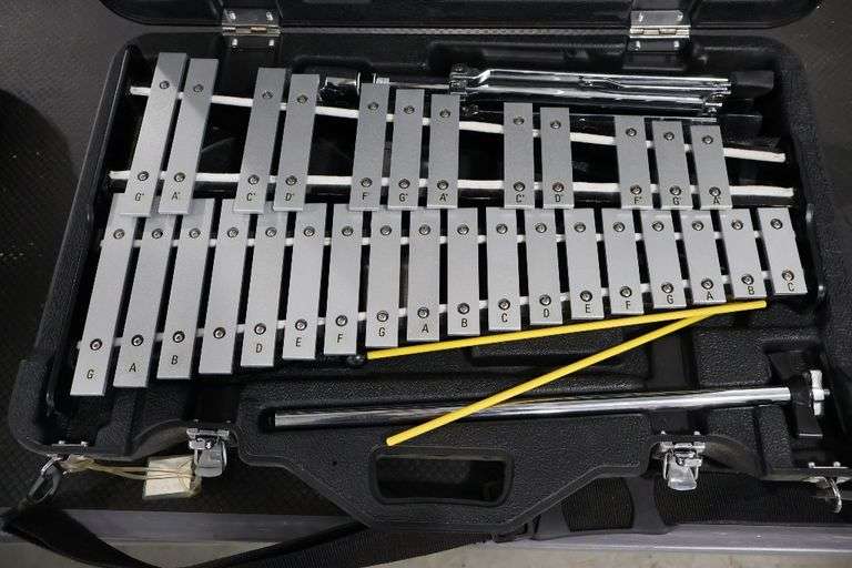 Pearl Xylophone with case - buyer to view to make sure complete