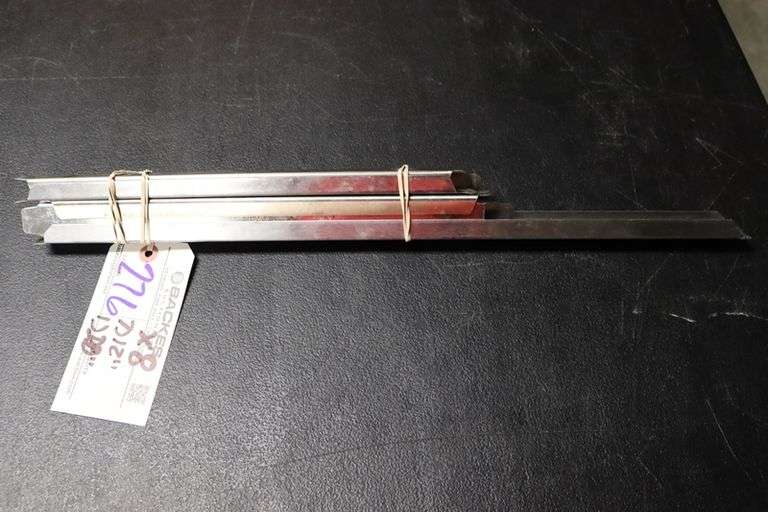 Times 8 - stainless pan supports - 7) 12" and 1) 20"