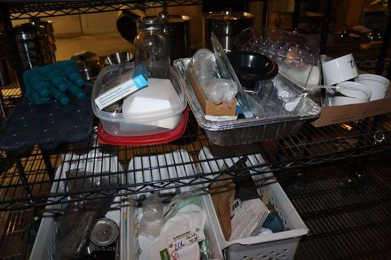 Shelf to go - assorted glassware, kitchen related and more
