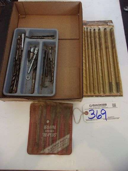 Various drill bits