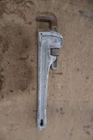 Times 3 - 14" & 18" Pipe wrenches - 1 is Ridgid