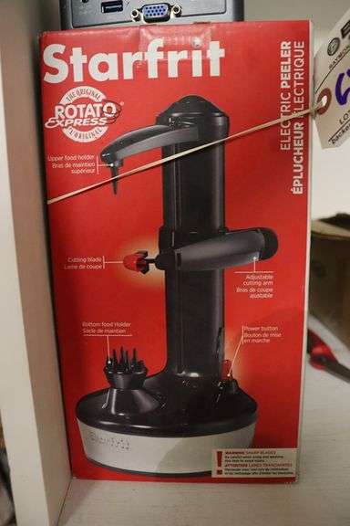 All to go - Starfrit electric potato peeler - assorted inventory