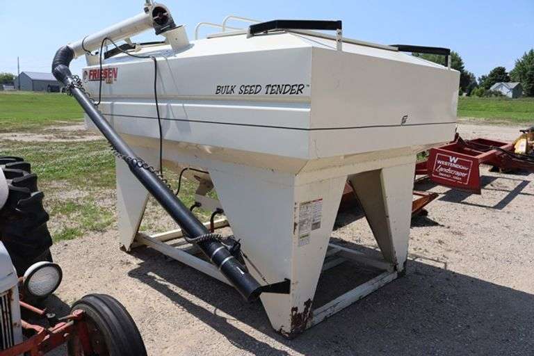 Friesen 220 seed tender w. Honda 5 hp gas motor, 6" unload auger - forklift available to load