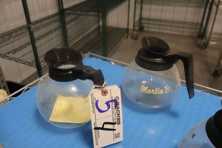 All to go - (4) Glass coffee pots