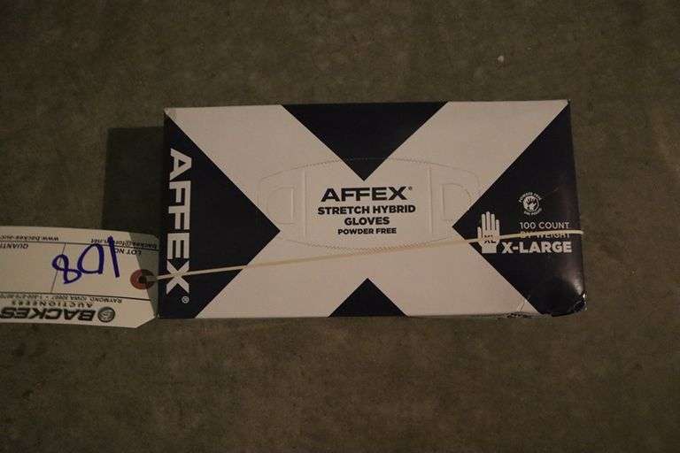 Full case AFFEX model AF-HX 10100 stretch hybrid XL flex gloves
