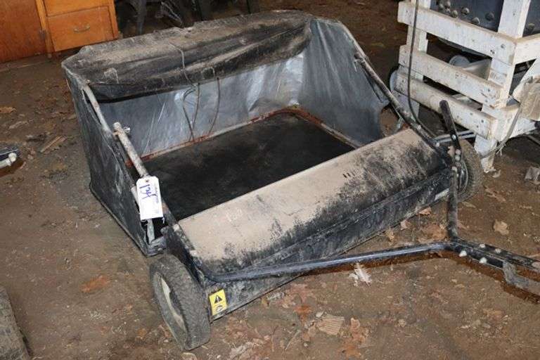 40" pull behind lawn sweeper