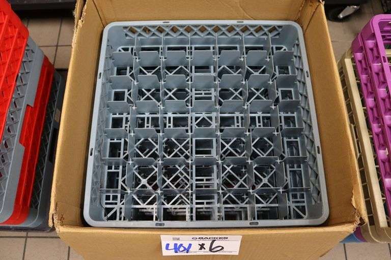 Times 6 - 49 compartment glass rack bases