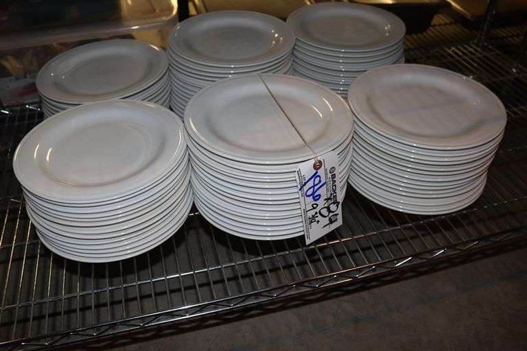 Times 84 - Syracuse 9 3/4" white plates
