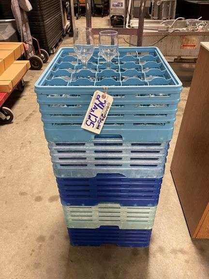 Times 125 - Water goblet glasses with dish boxes - 2 styles