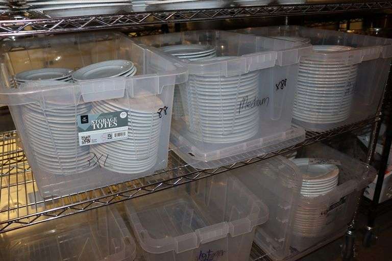 Times 88 - sets with 2 plates per set of Delco  ornate catering/wedding - 9 1/2" plate and 7 1/2" plate - matching (176 total plates)