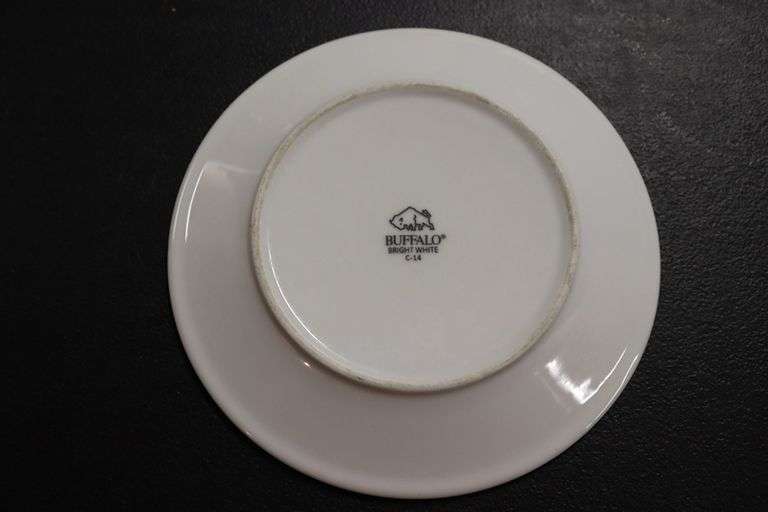 Times 57 - Buffalo 8" white plates