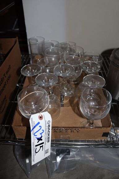 All to go - 15 stemmed wine glasses