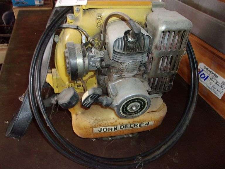 John Deere Model 4 back pack gas blower