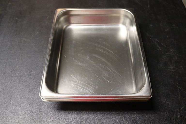 Times 3 - 1/2 x 2 stainless insets with no lids