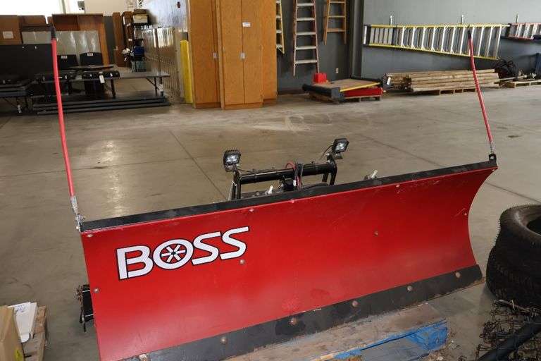 Boss Smart Shied 6' UTV straight plow with bracket - no controller