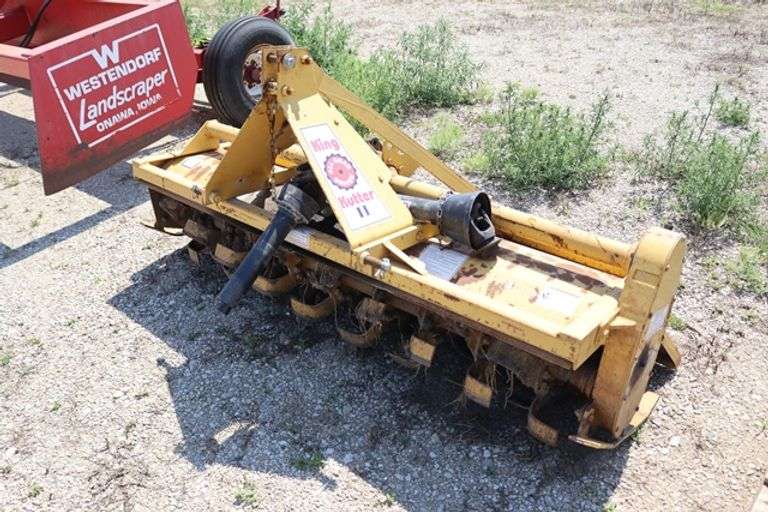 King Kutter II model TG-72-YK All Gear Driven 72" roto tiller, s/n 900106216
