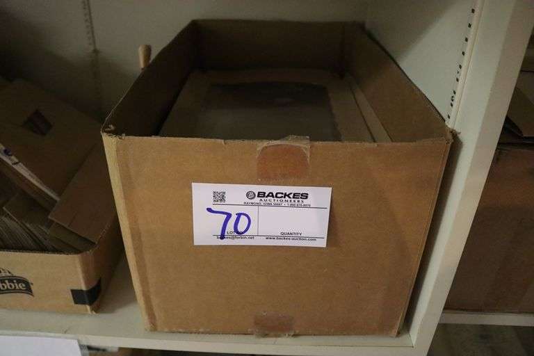Case of BRP Box Shops 14" x 10" x 1 1/4" simplex bases with lids
