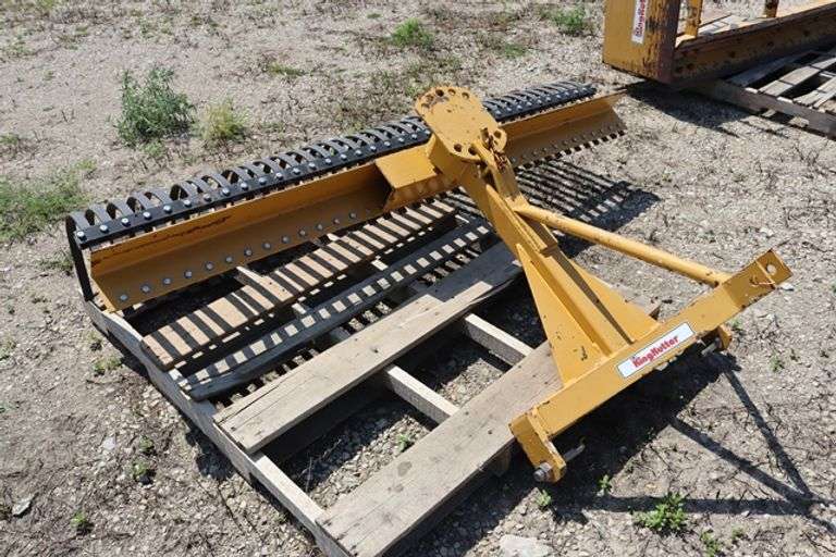 King Kutter TYR-72-YK - 3 pt. 72" yard rake, s/n 1001083594