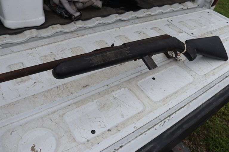 Savage Model 64 caliber 22 L.R. Rifle - rusted barrel buyer to view - buyer to pick up at Double A Armory - $25 transfer fee