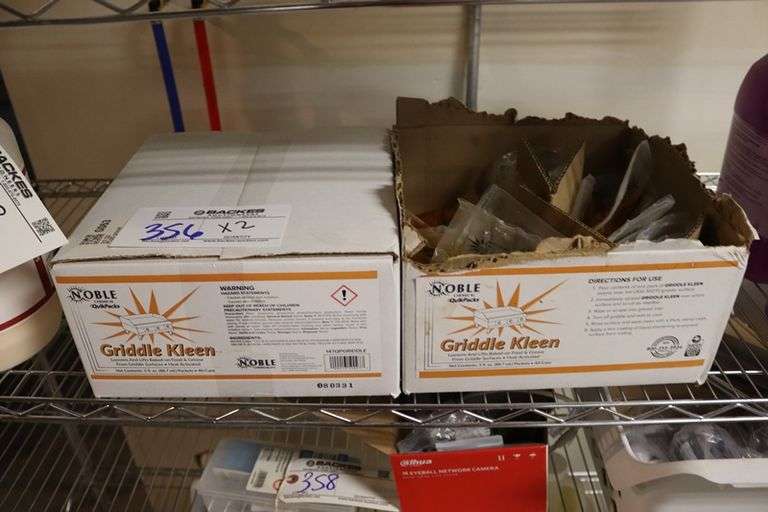 Case + of Griddle Clean packets
