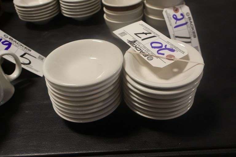 All to go - (17) 5" Fruit dishes