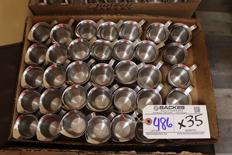 All to go - 35 stainless creamer bells
