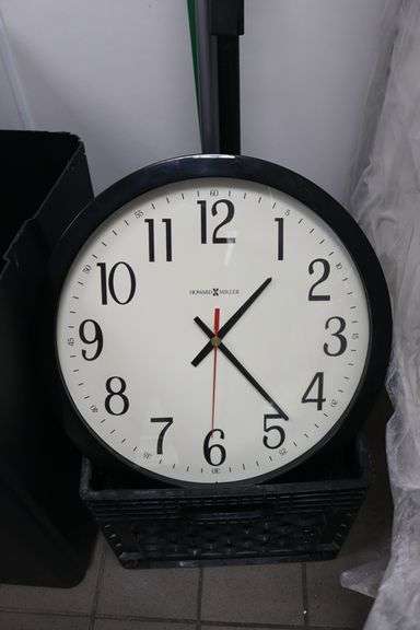 All to go - brooms and clock