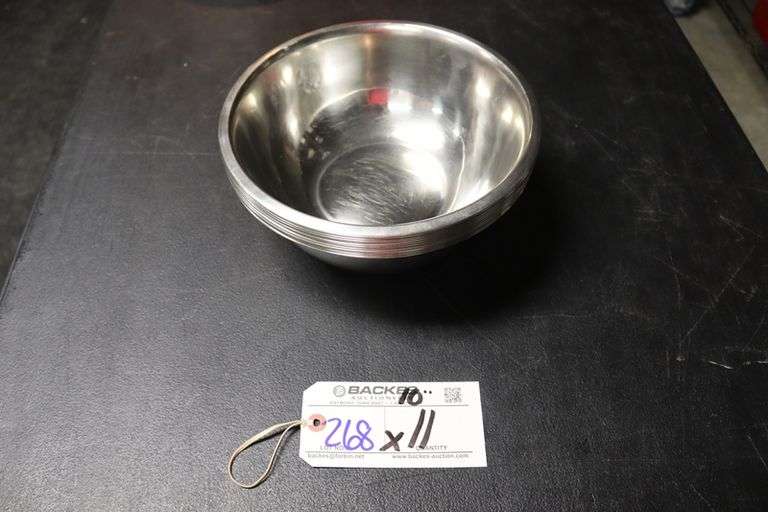 Times 11 - Choice stainless mixing bowls