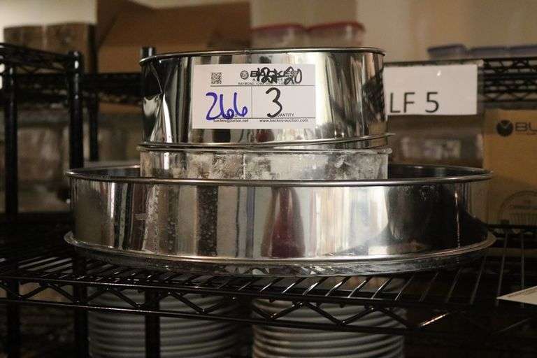 Times 3 - sifters - 2) 12" and 1) 20"