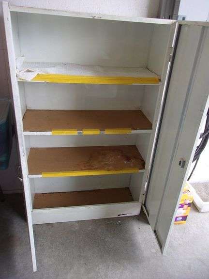 36" x 13" x 60" metal cabinet