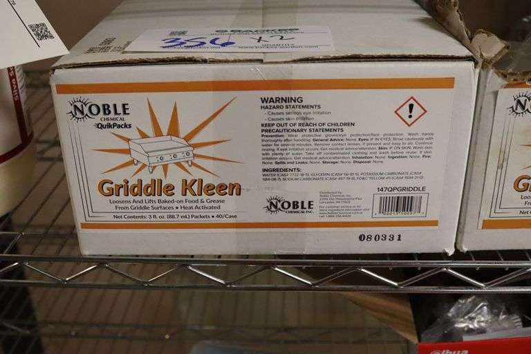 Case + of Griddle Clean packets