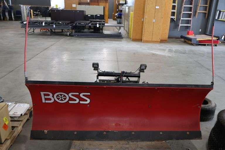 Boss Smart Shied 6' UTV straight plow with bracket - no controller
