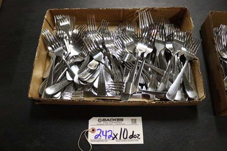 Times 10 dozen - Amazon Basic heavy duty dinner forks