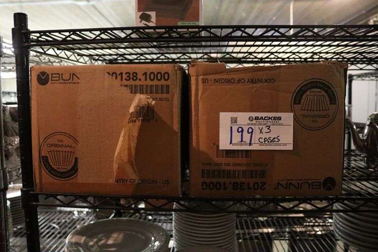 Times 3 - cases of Bunn 20138.1000 filters