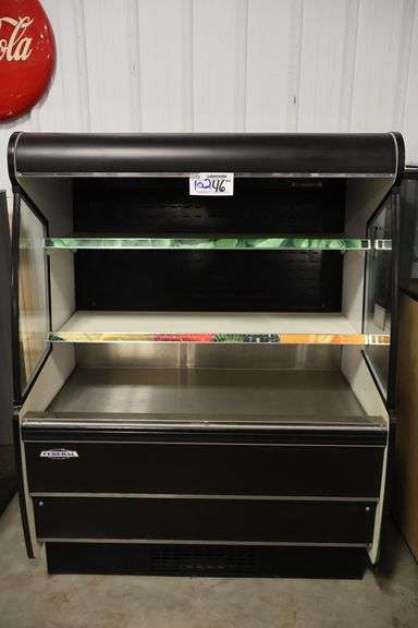 46" Federal RSSM460SC open front refrigerated self service cooler - 120/208-240 volt, 1 phase