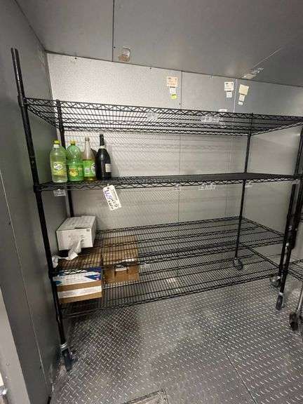24" x 72" coated portable rack