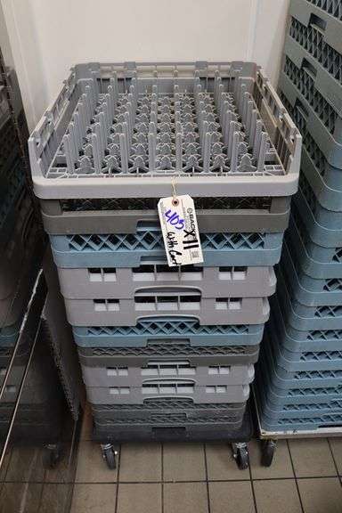 Times 11 - pegged dish boxes with dolly