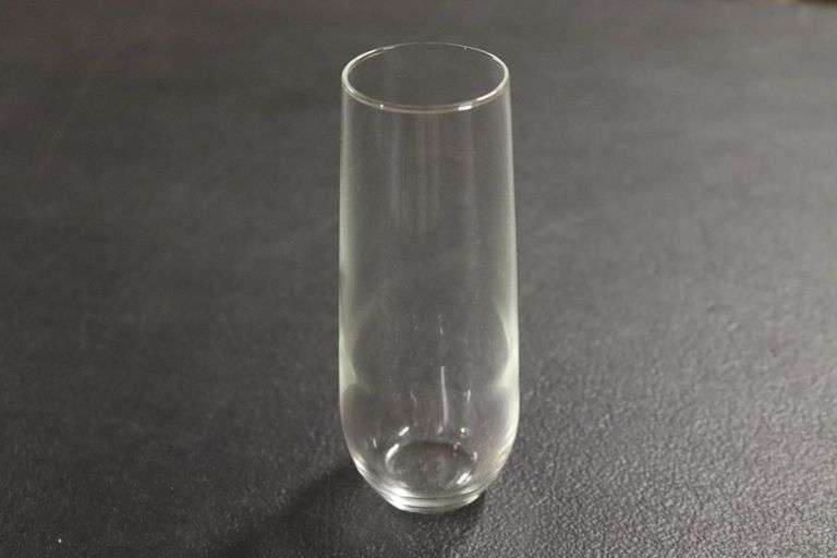 Times 2 - cases of 8 1/2 oz stemless fluted wine glasses - 12 per case