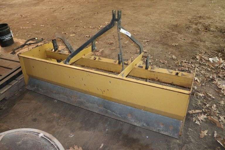 72"Land Pride 3 point box scraper, missing 2 shanks