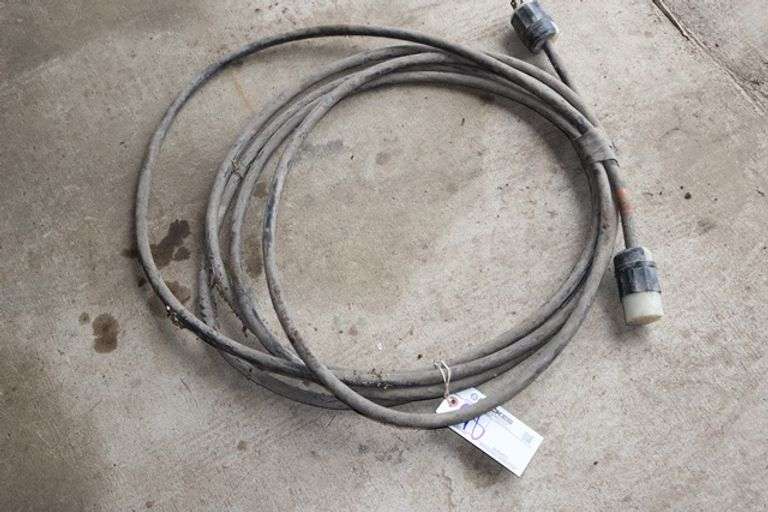 12' long 220 volt electrical cord