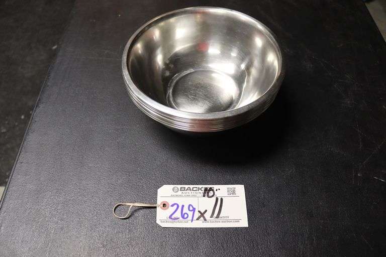Times 11 - Choice stainless mixing bowls