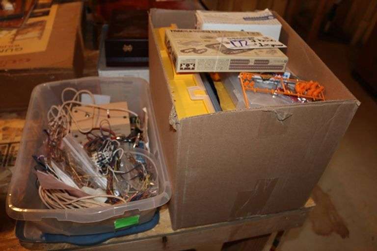 All to go - 3 boxes of RC car parts