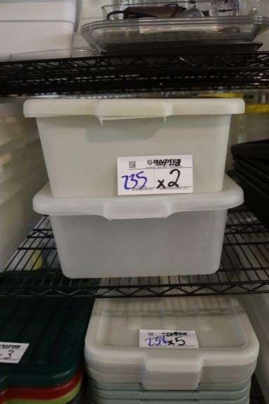 Times 2 - bussing boxes with lids