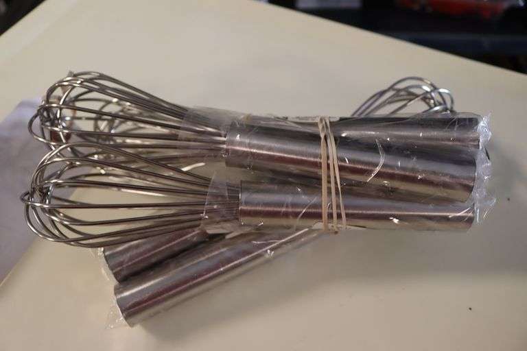 Times 5 - Pinch WWP-10 stainless 10" whips