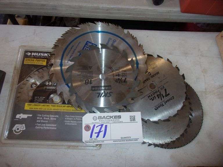 New and used sawblades