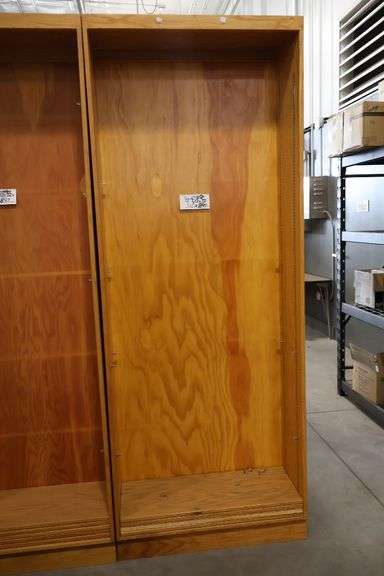 Times 2 - 32" wide x 84" tall x 12" wood book cases