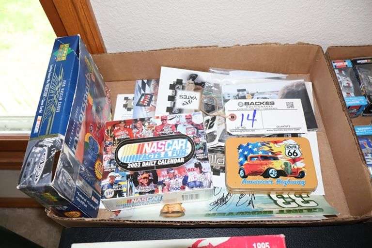 Box flat to go - Nascar pictures, calendar, & more - Located upstairs